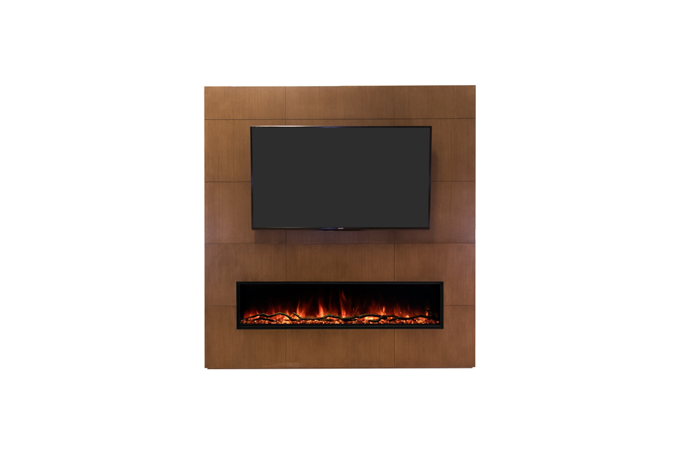 Modern-rift-oak-stained-kahlua-fireplace