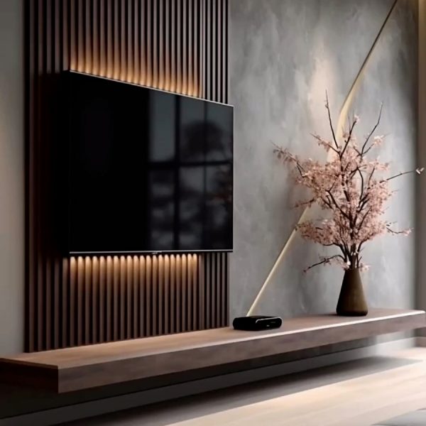 custom-modern-mediawall-dark-stained-wooden-slate-panel-stone