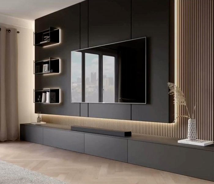 custom-modern-mediawall-natural-stained-wooden-slate-panel-black