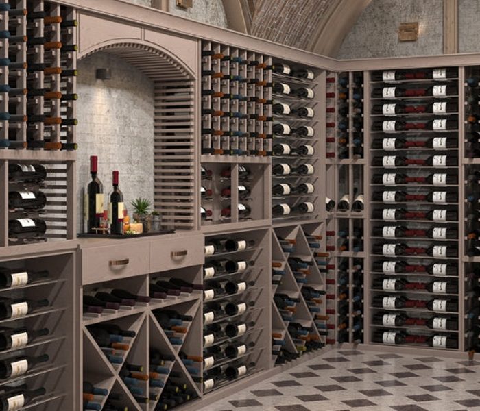 custom-wine-room-cellar-walls-light-wood-stain