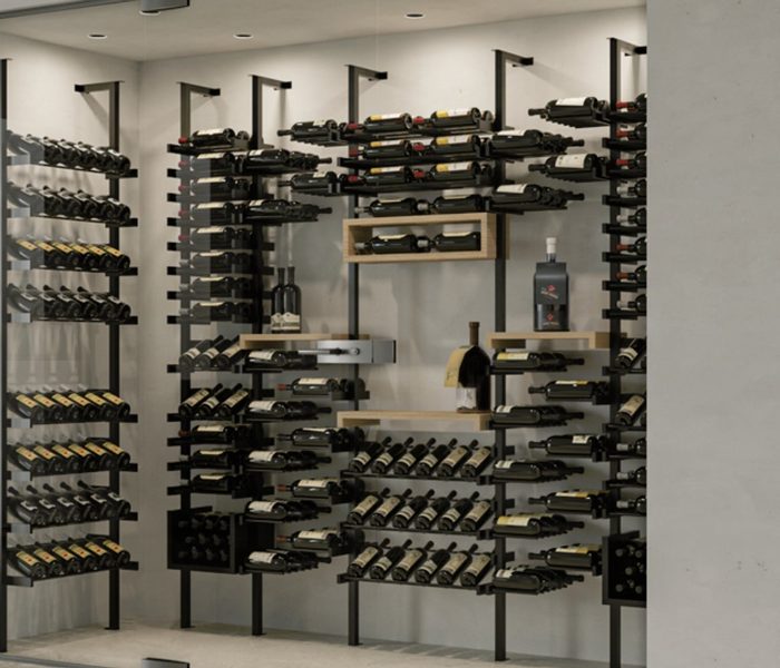 custom-wine-room-cellar-walls-modern-rack-glass