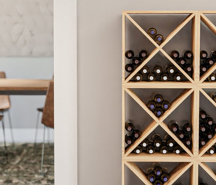 custom-wine-room-freestanding-floor-rack-light-wood-stain