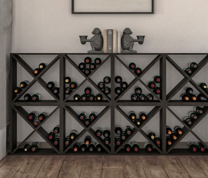 custom-wine-room-freestanding-rack-dark-wood-finish