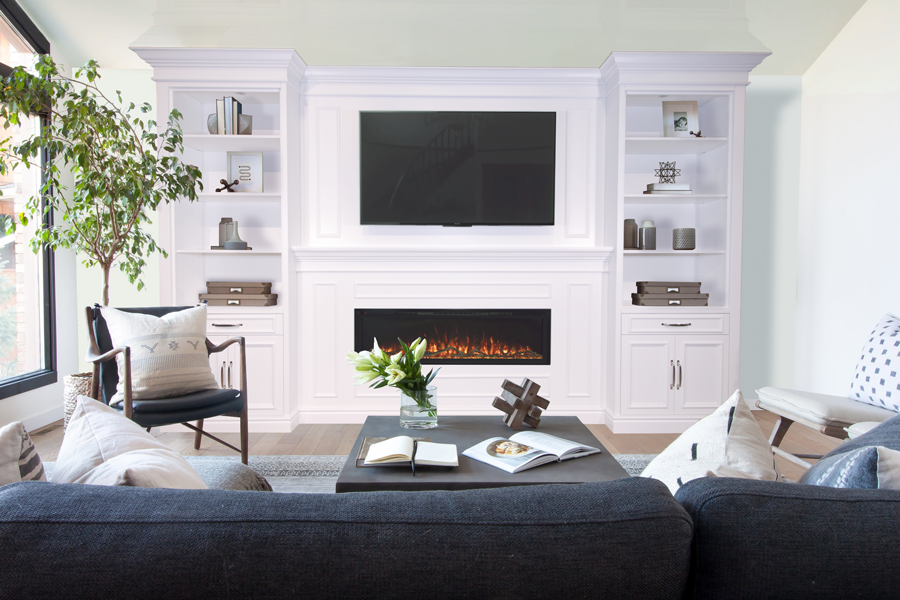 traditional-white-media-wall-living-room